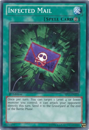 Yu-Gi-Oh Card: Infected Mail