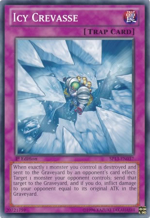 Yu-Gi-Oh Card: Icy Crevasse