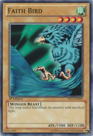Yu-Gi-Oh Card: Faith Bird
