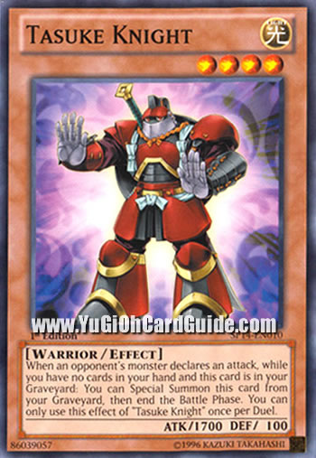Yu-Gi-Oh Card: Tasuke Knight