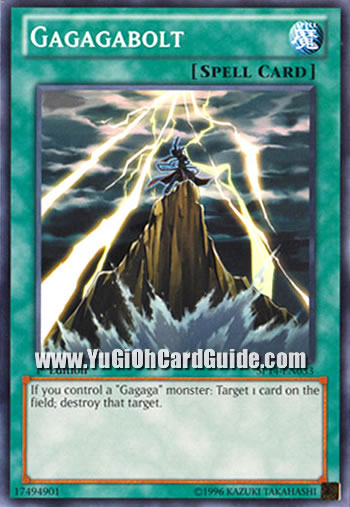 Yu-Gi-Oh Card: Gagagabolt