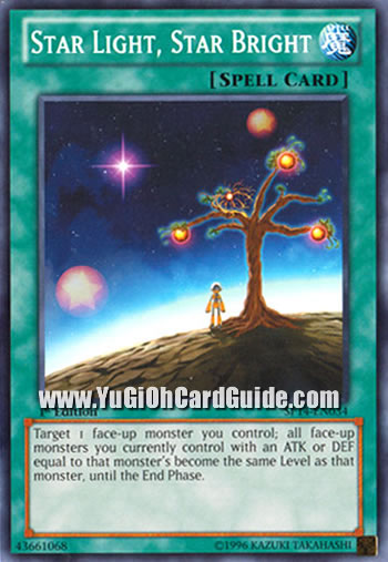 Yu-Gi-Oh Card: Star Light, Star Bright