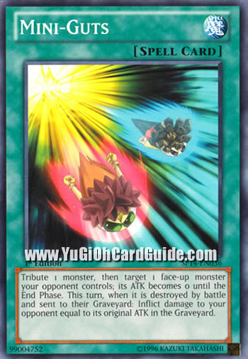 Yu-Gi-Oh Card: Mini-Guts