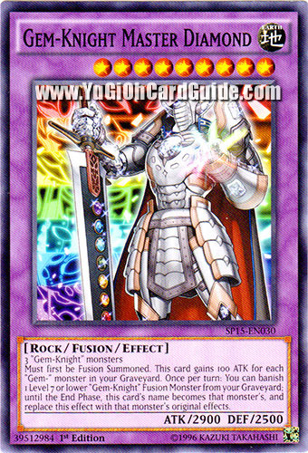 Yu-Gi-Oh Card: Gem-Knight Master Diamond