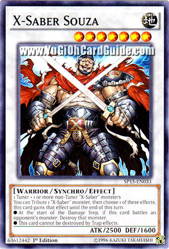 Yu-Gi-Oh Card: X-Saber Souza