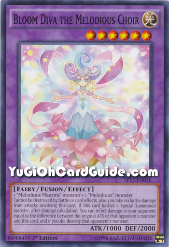 Yu-Gi-Oh Card: Bloom Diva the Melodious Choir