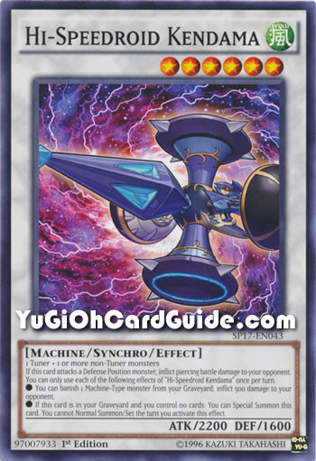 Yu-Gi-Oh Card: Hi-Speedroid Kendama