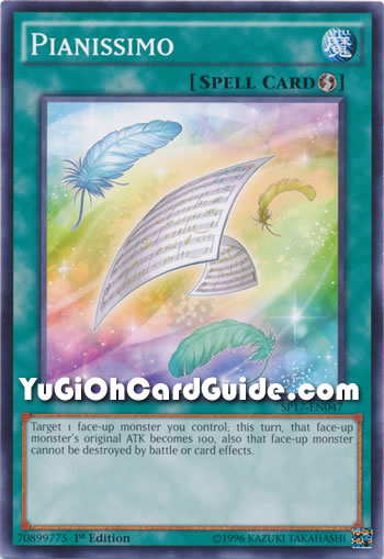 Yu-Gi-Oh Card: Pianissimo