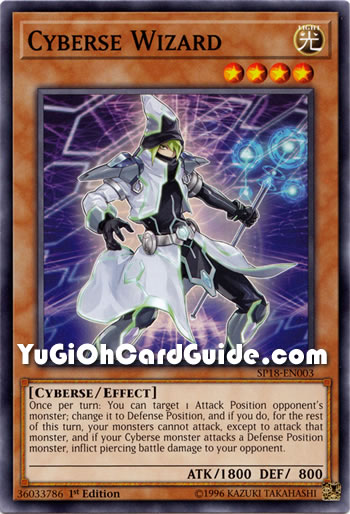 Yu-Gi-Oh Card: Cyberse Wizard