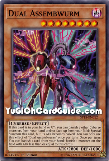 Yu-Gi-Oh Card: Dual Assembwurm