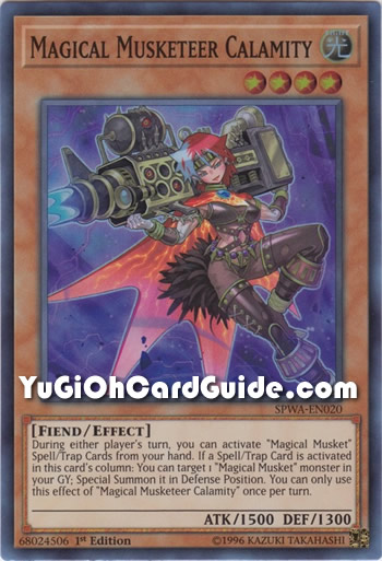 Yu-Gi-Oh Card: Magical Musketeer Calamity