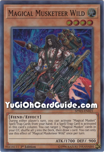Yu-Gi-Oh Card: Magical Musketeer Wild