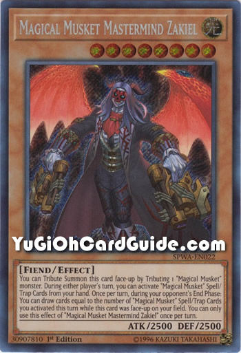 Yu-Gi-Oh Card: Magical Musket Mastermind Zakiel