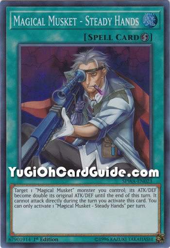 Yu-Gi-Oh Card: Magical Musket - Steady Hands