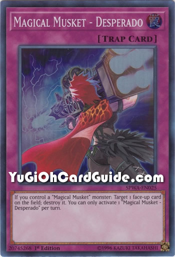 Yu-Gi-Oh Card: Magical Musket - Desperado