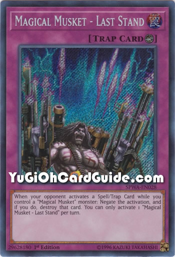 Yu-Gi-Oh Card: Magical Musket - Last Stand
