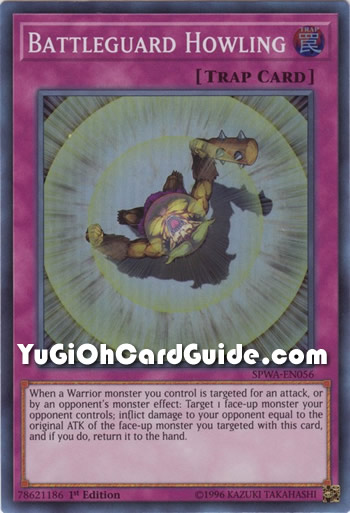 Yu-Gi-Oh Card: Battleguard Howling