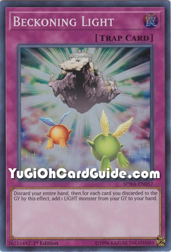 Yu-Gi-Oh Card: Beckoning Light