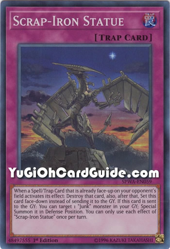 Yu-Gi-Oh Card: Scrap-Iron Statue