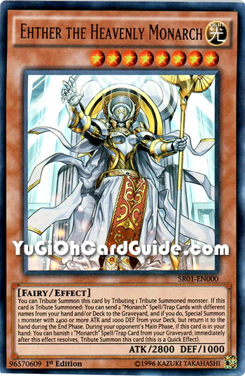 Yu-Gi-Oh Card: Ehther the Heavenly Monarch