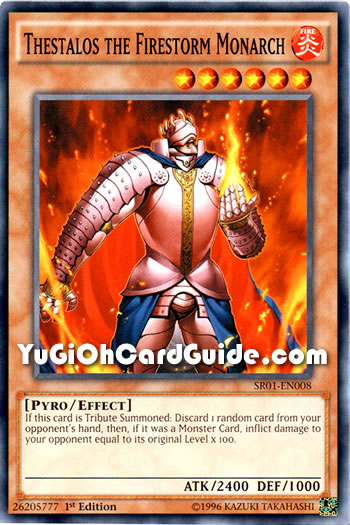Yu-Gi-Oh Card: Thestalos the Firestorm Monarch