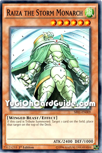 Yu-Gi-Oh Card: Raiza the Storm Monarch