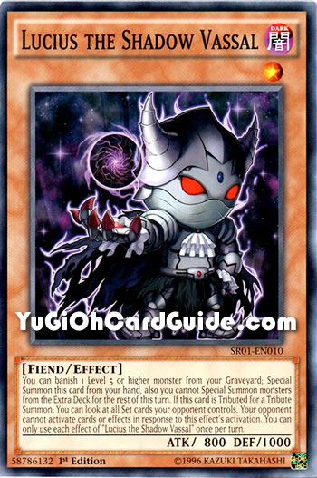 Yu-Gi-Oh Card: Lucius the Shadow Vassal