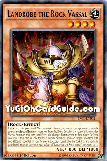 Yu-Gi-Oh Card: Landrobe the Rock Vassal