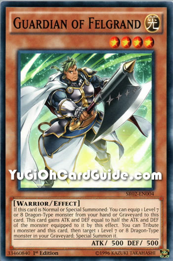 Yu-Gi-Oh Card: Guardian of Felgrand
