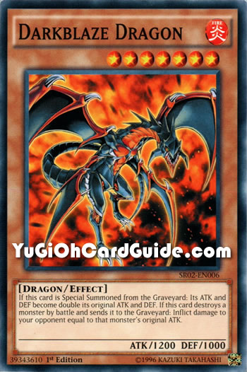 Yu-Gi-Oh Card: Darkblaze Dragon