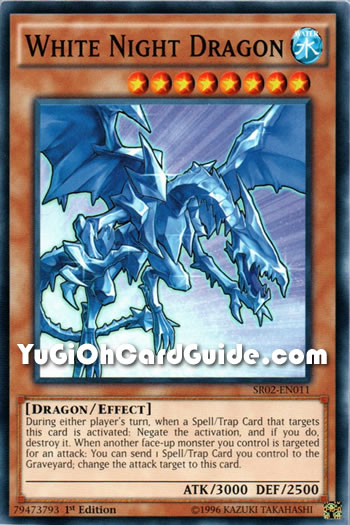 Yu-Gi-Oh Card: White Night Dragon