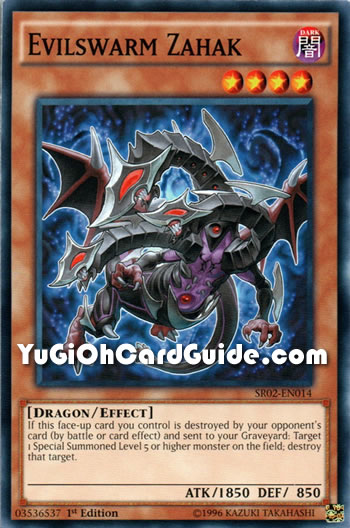 Yu-Gi-Oh Card: Evilswarm Zahak