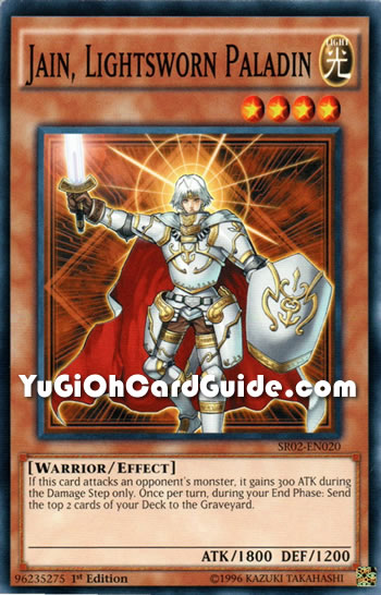 Yu-Gi-Oh Card: Jain, Lightsworn Paladin