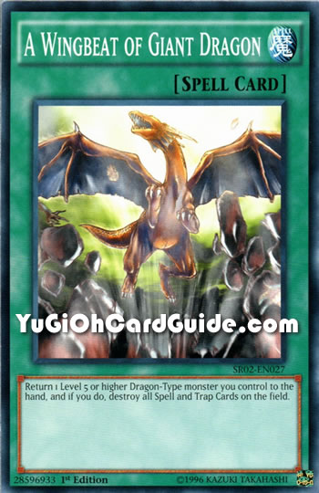 Yu-Gi-Oh Card: A Wingbeat of Giant Dragon