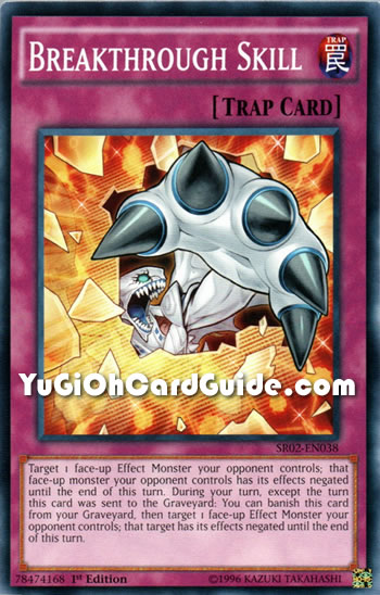 Yu-Gi-Oh Card: Breakthrough Skill