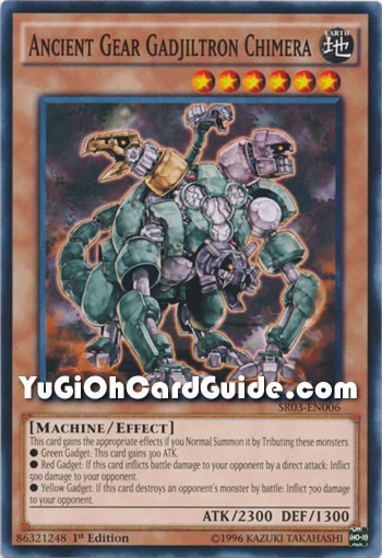 Yu-Gi-Oh Card: Ancient Gear Gadjiltron Chimera