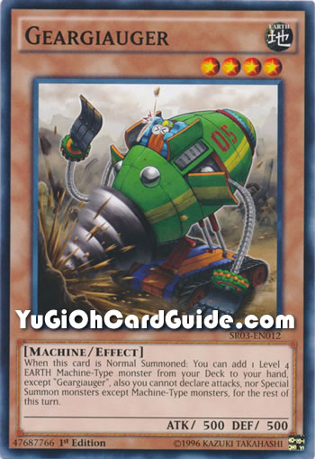 Yu-Gi-Oh Card: Geargiauger