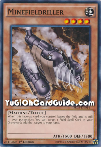 Yu-Gi-Oh Card: Minefieldriller