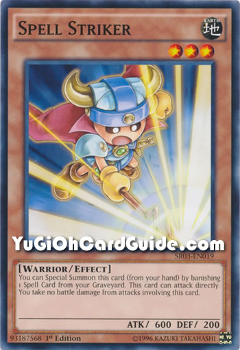 Yu-Gi-Oh Card: Spell Striker
