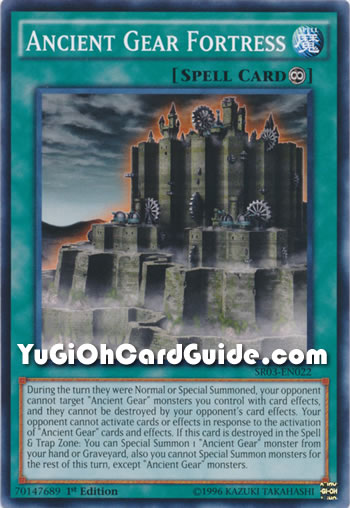 Yu-Gi-Oh Card: Ancient Gear Fortress