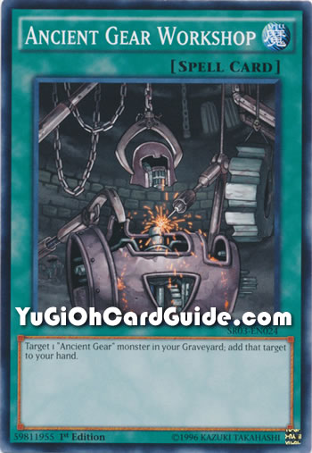 Yu-Gi-Oh Card: Ancient Gear Workshop