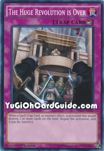 Yu-Gi-Oh Card: The Huge Revolution is Over