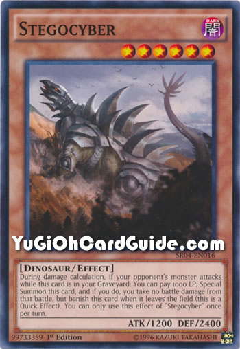 Yu-Gi-Oh Card: Stegocyber