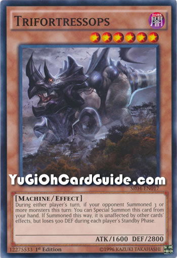 Yu-Gi-Oh Card: Trifortressops