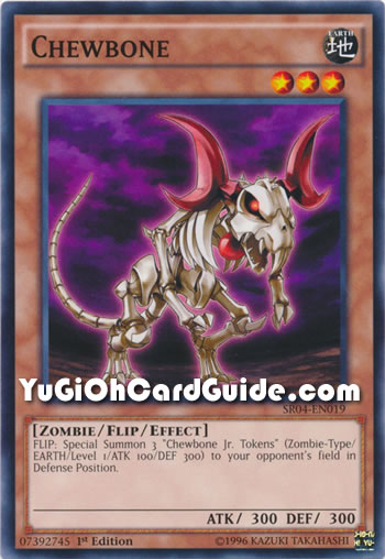 Yu-Gi-Oh Card: Chewbone