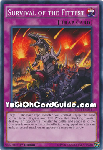 Yu-Gi-Oh Card: Survival of the Fittest