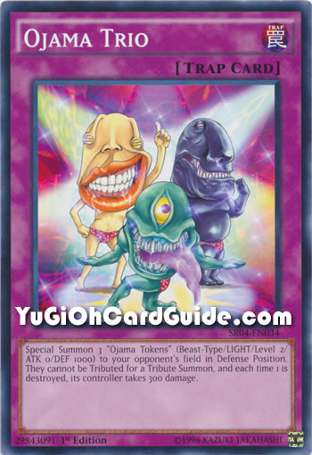 Yu-Gi-Oh Card: Ojama Trio