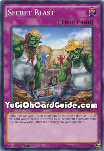 Yu-Gi-Oh Card: Secret Blast