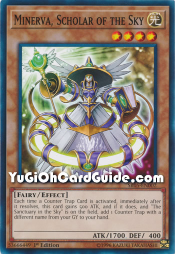 Yu-Gi-Oh Card: Minerva, Scholar of the Sky
