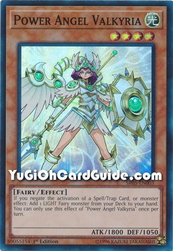 Yu-Gi-Oh Card: Power Angel Valkyria